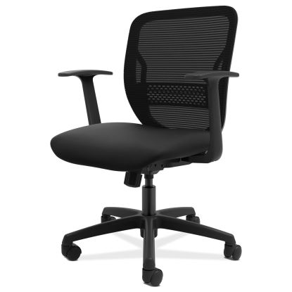 Gateway Mid-Back Task Chair, Supports Up to 250 lb, 17" to 22" Seat Height, Black1