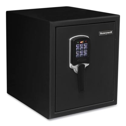 Digital Security Steel Fire and Waterproof Safe with Keypad and Key Lock, 14.6 x 20.2 x 17.7, 0.9 cu ft, Black1