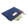 Key Lock Deposit Bag with 2 Keys, Vinyl, 1.2 x 11.2 x 8.7,  Navy Blue1