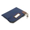Key Lock Deposit Bag with 2 Keys, Vinyl, 1.2 x 11.2 x 8.7,  Navy Blue2