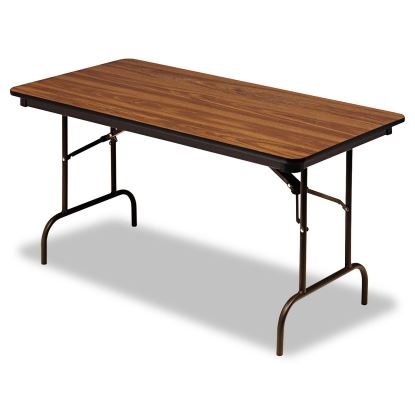OfficeWorks Commercial Wood-Laminate Folding Table, Rectangular Top, 60 x 30 x 29, Oak1