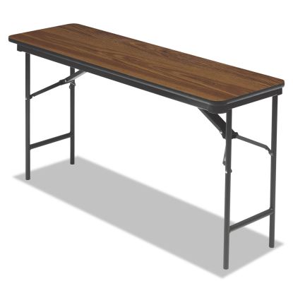 OfficeWorks Commercial Wood-Laminate Folding Table, Rectangular Top, 60 x 18 x 29, Oak1