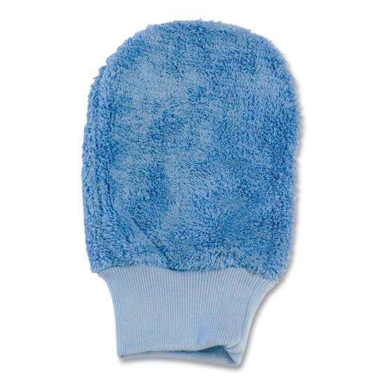 Microfiber Mitt without Thumb, Blue, 5" x 10"1