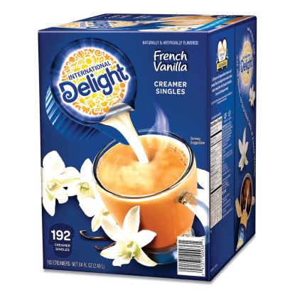 Flavored Liquid Non-Dairy Coffee Creamer, French Vanilla, 0.4375 oz Cups, 192/CT1