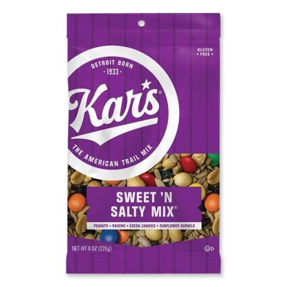 Fresh Harvest Trail Mix, Sweet N Salty, 8 oz Bag, 12/Box1