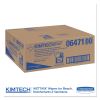 Critical Clean Wipers for Bleach, Disinfectants, Sanitizers WetTask Customizable Wet Wiping System, 90/Roll, 6 Rolls/Carton2