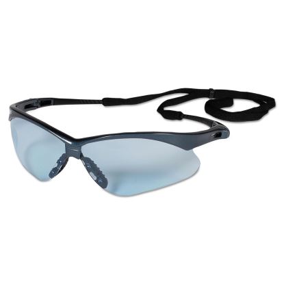 V30 Nemesis Safety Glasses, Blue Frame, Light Blue Uncoated Lens, 12/Box1