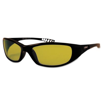 V40 HellRaiser Safety Glasses, Black Frame, Amber Lens1
