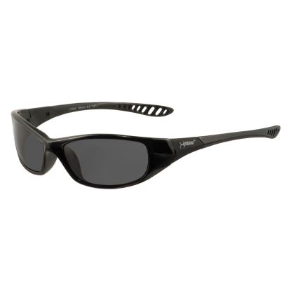 V40 HellRaiser Safety Glasses, Black Frame, Smoke Lens1