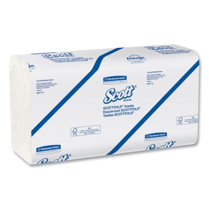 Essential Low Wet Strength Multi-Fold Towels, 9.4 x 12.4, White, 175/Pack, 25 Packs/Carton1