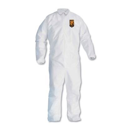 A30 Elastic-Back and Cuff Coveralls, 2X-Large, White, 25/Carton1