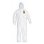 A30 Elastic Back and Cuff Hooded Coveralls, 3X-Large, White, 21/Carton1