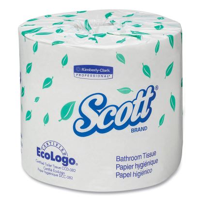 Essential Standard Roll Bathroom Tissue, Septic Safe, 2-Ply, White, 550 Sheets/Roll, 40 Rolls/Carton1