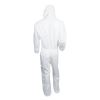 A20 Breathable Particle Protection Coveralls, Elastic Back, Hood, Medium, White, 24/Carton2