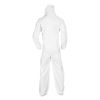 A20 Breathable Particle Protection Coveralls, Elastic Back, Hood and Boots, Large, White, 24/Carton2
