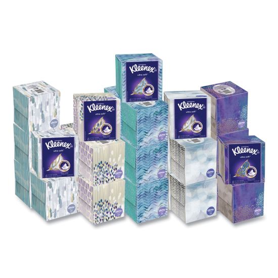 Ultra Soft Facial Tissue, 3-Ply, White, 8.4 x 8.2, 65 Sheets/Box, 27 Boxes/Carton1