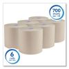 Essential 100% Recycled Fiber Hard Roll Towel, 1.75" Core, 8" x 700 ft, Brown, 6/Carton2