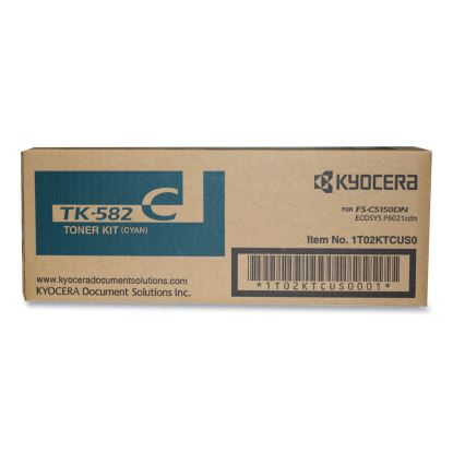 TK582C High-Yield Toner, 2,800 Page-Yield, Cyan1