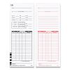 Time Clock Cards for Lathem Time 7000E/7500E, Two Sides, 3.38 x 8.78, 100/Pack2