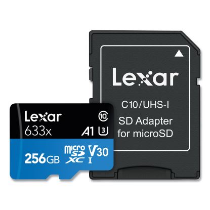 microSDXC Memory Card, UHS-I U1 Class 10, 256 GB1