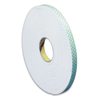 4016 Double Coated Urethane Foam Tape, 0.38" x 36 yds, White1