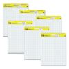 Vertical-Orientation Self-Stick Easel Pads, Quadrille Rule (1 sq/in), 30 White 25 x 30 Sheets, 6/Pack1