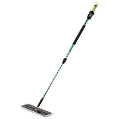 Easy Scrub Flat Mop Tool, 16 x 5 Head, 38" to 59.5" Green Aluminum Handle1
