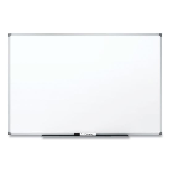 Porcelain Dry Erase Board, 72 x 48, Widescreen Aluminum Frame1