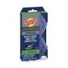 Advanced Scrub Dots Non-Scratch Scrub Sponges, 3.2 x 3.7, 1" Thick, Light Blue/Purple, 2/Pack2