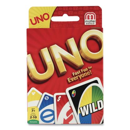 UNO Card Game, Ages 7 and Up, 108 Cards/Set1