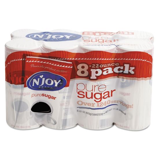 Pure Sugar Cane, 22 oz Canisters, 8/Pack1