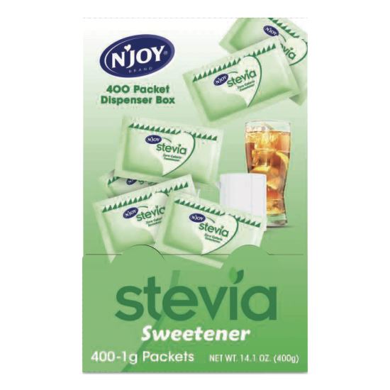 Stevia Artificial Sweetener, 0.4 oz. 400 Packets/Box1