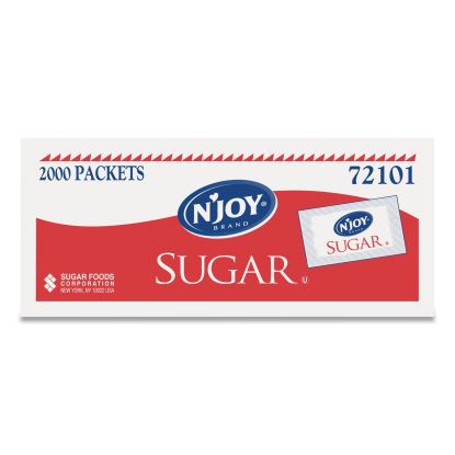 Sugar Packets, 0.1 oz, 2,000 Packets/Box1