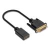 DVI to HDMI Adapter, 6", Black2