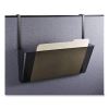 Plastic Wall-File Pocket, One Pocket, Legal/Letter Size, 16.19" x 4.13" x 7", Smoke2