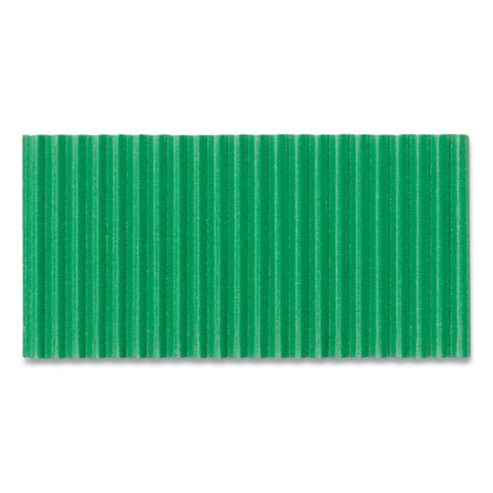 Corobuff Corrugated Paper Roll, 48" x 25 ft, Emerald Green1