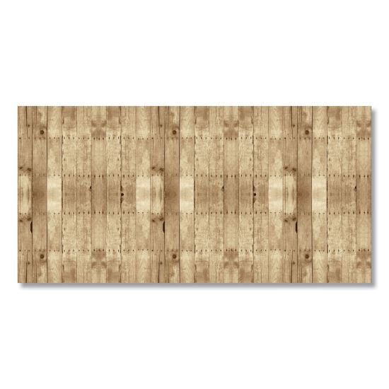 Bordette Designs, 48" x 50 ft Roll, Weathered Wood, Brown/White1