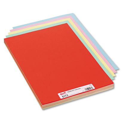Assorted Colors Tagboard, 12 x 18, Blue, Canary, Green, Orange, Pink, 100/Pack1