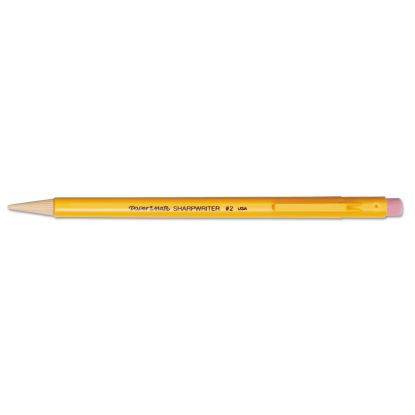 Sharpwriter Mechanical Pencil, 0.7 mm, HB (#2.5), Black Lead, Classic Yellow Barrel, Dozen1