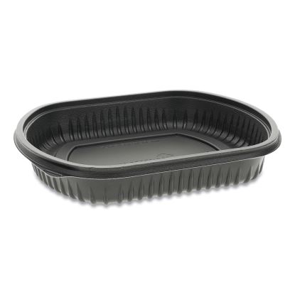 Clearview Micromax Microwavable Container, 36 oz, 9.38 x 8 x 1.5, Black, 250/Carton1