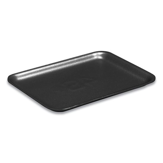 Supermarket Tray,  #4PZ, 9.25 x 7.25 x 1.38, Black, 400/Carton1