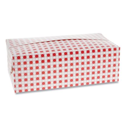 Paperboard Box, Medium Dinner Box, 9 x 5 x 4.5, Basketweave, 400/Carton1