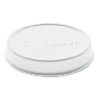 EarthChoice Compostable Soup Cup Lid, For 8-16 oz Soup Cups, 4" Diameter, White, 500/Carton1