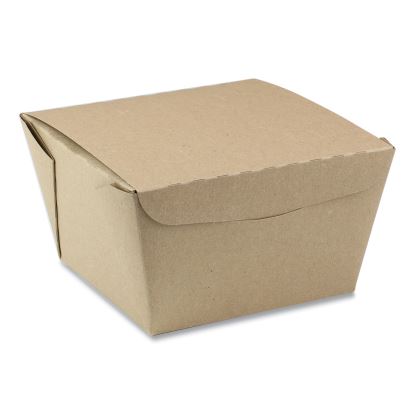 EarthChoice OneBox Paper Box, 46 oz, 4.5 x 4.5 x 3.25, Kraft, 200/Carton1