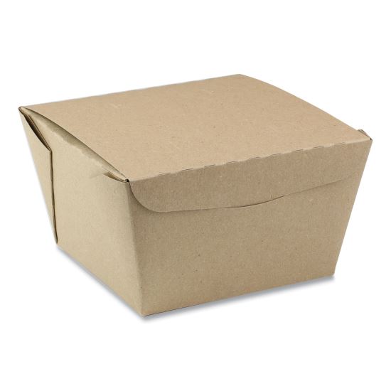 EarthChoice OneBox Paper Box, 46 oz, 4.5 x 4.5 x 3.25, Kraft, 200/Carton1