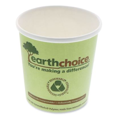 EarthChoice Compostable Soup Cup Large, 16 oz, 3.63" Diameter x 3.88"h, Green, 500/Carton1