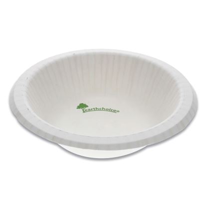 EarthChoice Pressware Compostable Dinnerware, Bowl, 12 oz, White, 750/Carton1