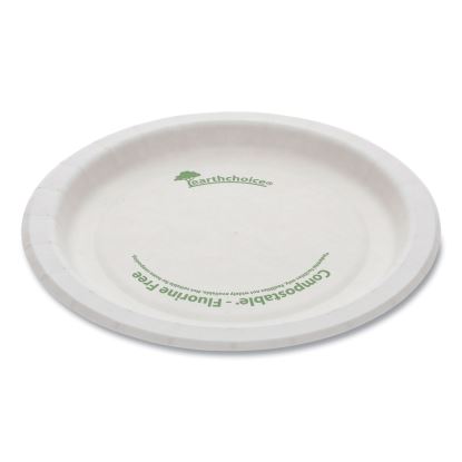 EarthChoice Pressware Compostable Dinnerware, Plate, 6" dia, White, 750/Carton1
