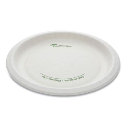 EarthChoice Pressware Compostable Dinnerware, Plate, 9" dia, White, 450/Carton1