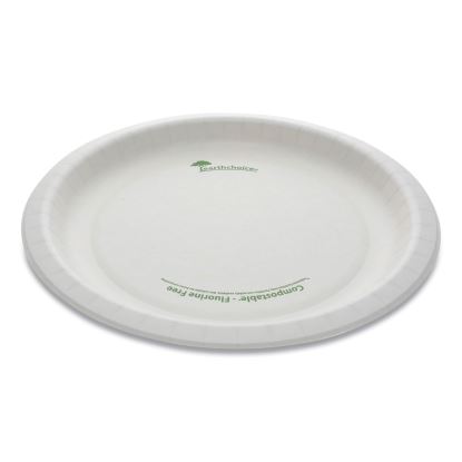 EarthChoice Pressware Compostable Dinnerware, Plate, 10" dia, White, 300/Carton1